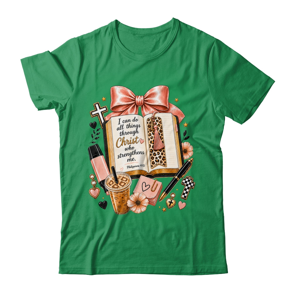 Philippians 4 13 Christian I Can Do All Things Christ Faith Shirt & Sweatshirt | siriusteestore