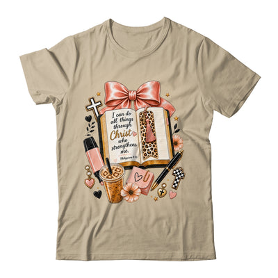 Philippians 4 13 Christian I Can Do All Things Christ Faith Shirt & Sweatshirt | siriusteestore