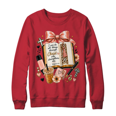Philippians 4 13 Christian I Can Do All Things Christ Faith Shirt & Sweatshirt | siriusteestore