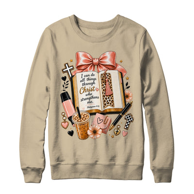 Philippians 4 13 Christian I Can Do All Things Christ Faith Shirt & Sweatshirt | siriusteestore