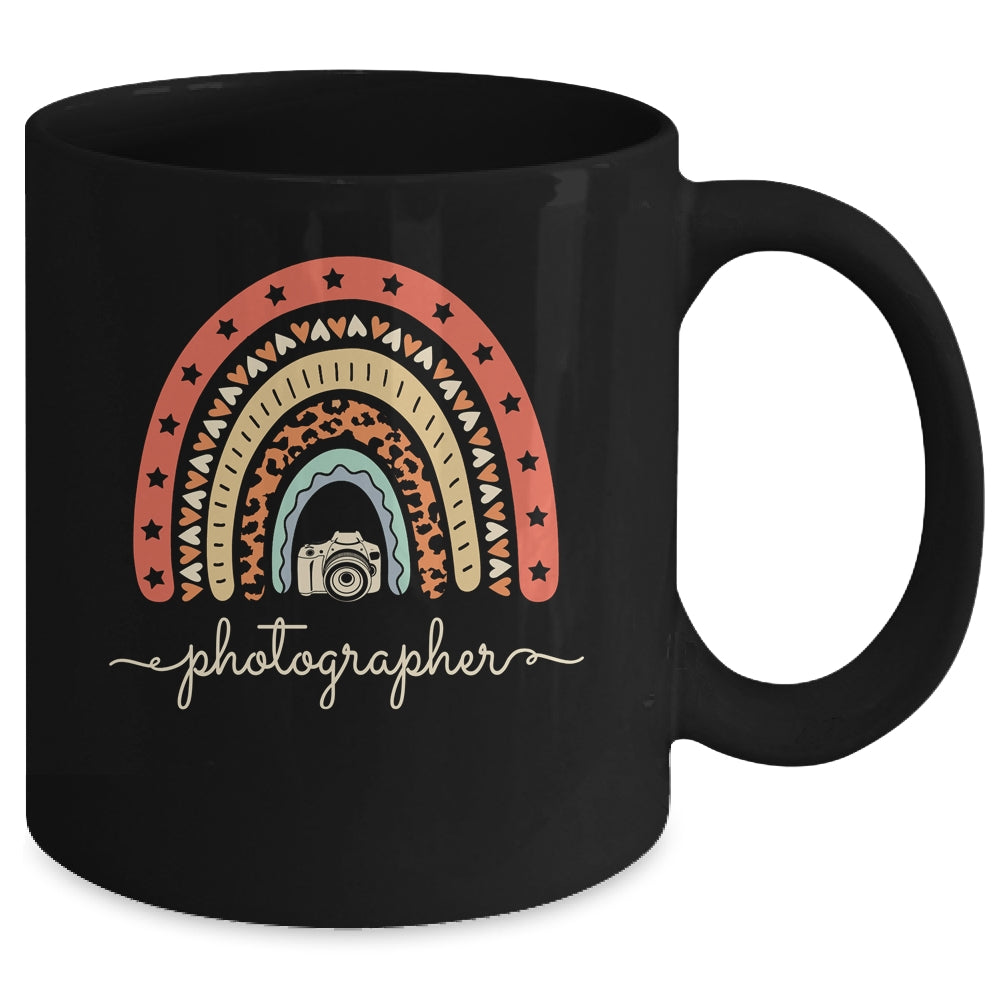 Photographer For Women Funny Rainbow Photography Lover Mug | siriusteestore