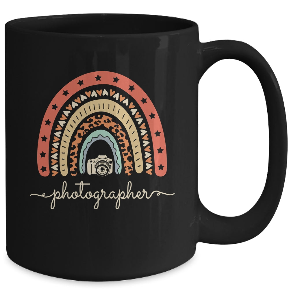 Photographer For Women Funny Rainbow Photography Lover Mug | siriusteestore