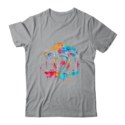 Photography Design Men Women Watercolor Camera Photographer Shirt & Tank Top | siriusteestore