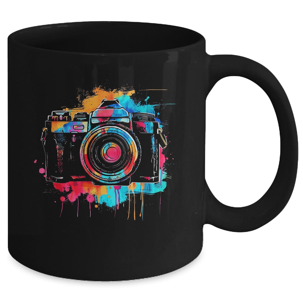 Photography Design Men Women Watercolor Camera Photographer Mug | siriusteestore