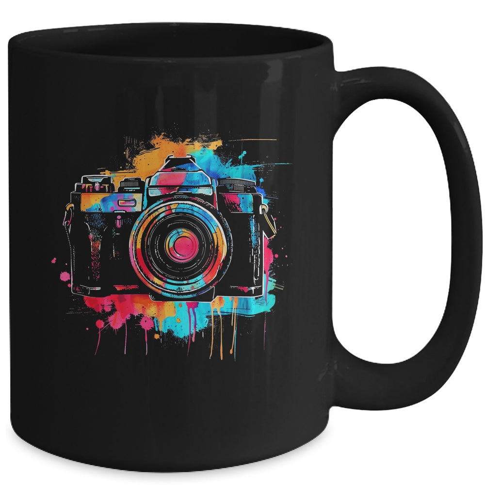 Photography Design Men Women Watercolor Camera Photographer Mug | siriusteestore
