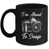 Photography Funny I'm About To Snap Photographer Vintage Mug | siriusteestore