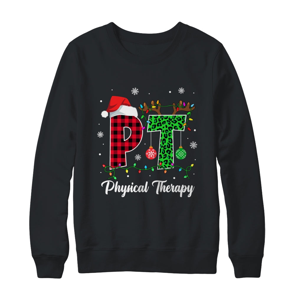 Physical Therapy Christmas Santa Hat PT Therapist Xmas Shirt & Sweatshirt | siriusteestore