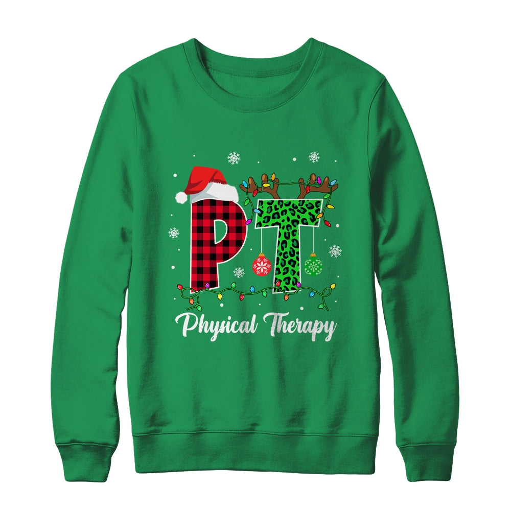 Physical Therapy Christmas Santa Hat PT Therapist Xmas Shirt & Sweatshirt | siriusteestore