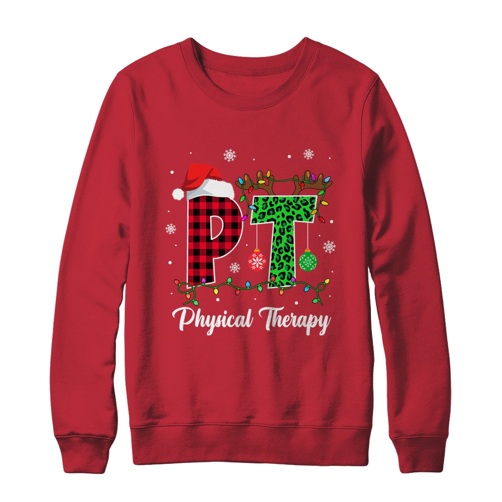 Physical Therapy Christmas Santa Hat PT Therapist Xmas Shirt & Sweatshirt | siriusteestore