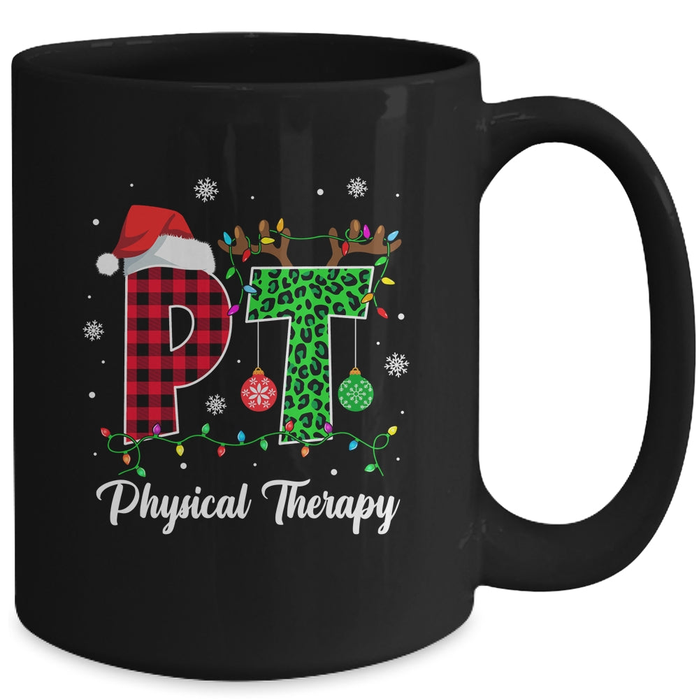 Physical Therapy Christmas Santa Hat PT Therapist Xmas Mug | siriusteestore
