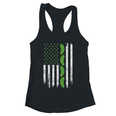 Pickle Cucumber US American Flag For Pickle Lovers Men Women Shirt & Tank Top | siriusteestore