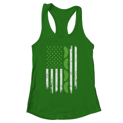 Pickle Cucumber US American Flag For Pickle Lovers Men Women Shirt & Tank Top | siriusteestore