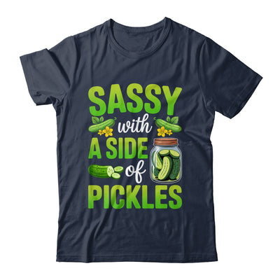 Pickle Lover Funny Sassy With A Side Of Pickles Shirt & Tank Top | siriusteestore