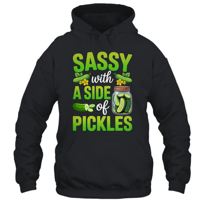 Pickle Lover Funny Sassy With A Side Of Pickles Shirt & Tank Top | siriusteestore