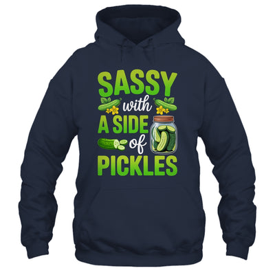 Pickle Lover Funny Sassy With A Side Of Pickles Shirt & Tank Top | siriusteestore