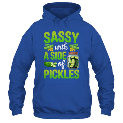 Pickle Lover Funny Sassy With A Side Of Pickles Shirt & Tank Top | siriusteestore