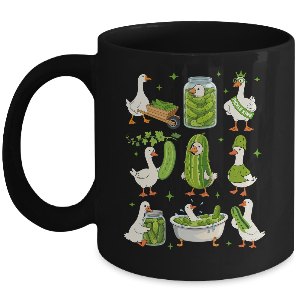 Pickle Lovers Funny Love Pickles Silly Goose Kids Girls Mug | siriusteestore