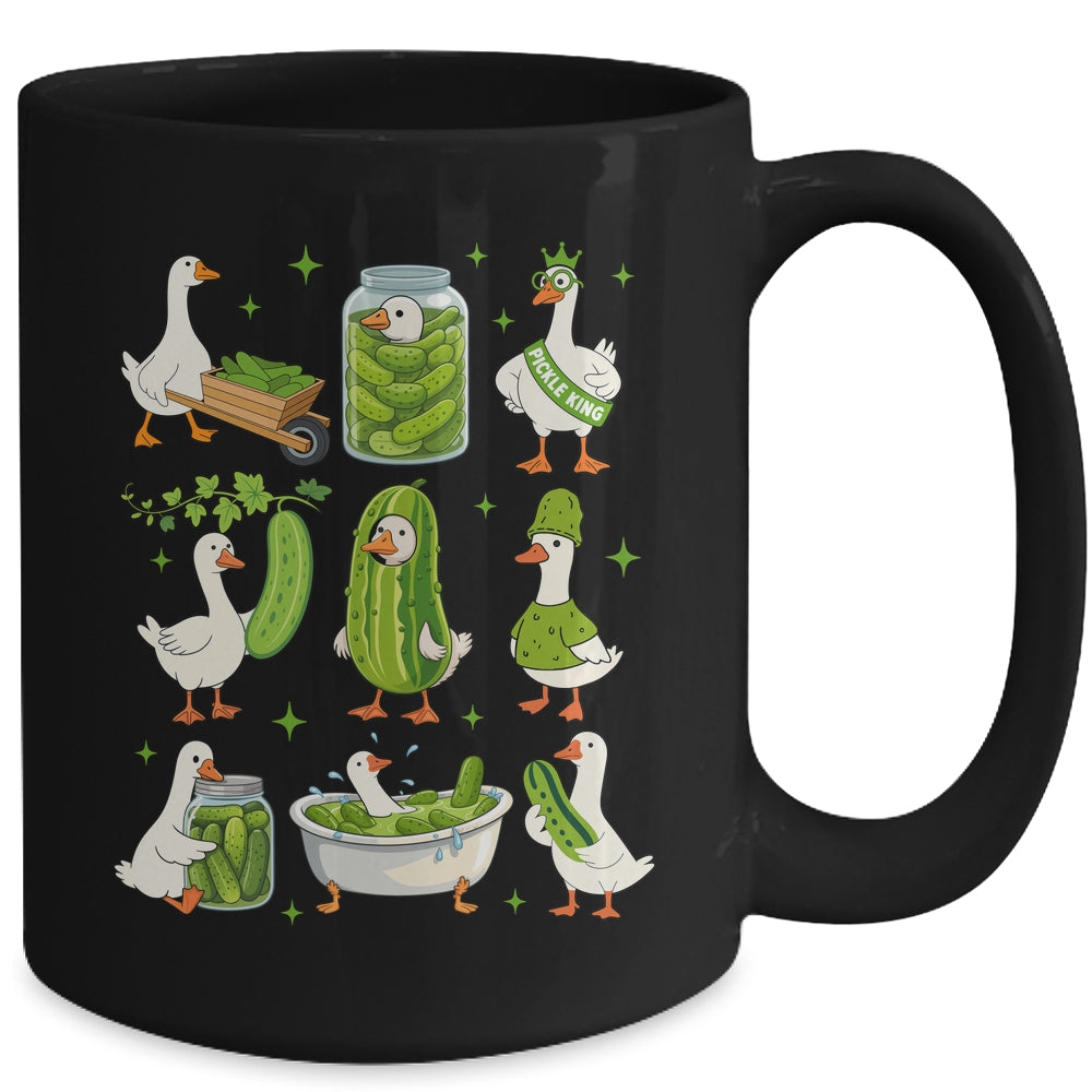 Pickle Lovers Funny Love Pickles Silly Goose Kids Girls Mug | siriusteestore