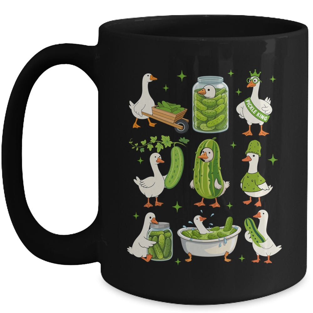 Pickle Lovers Funny Love Pickles Silly Goose Kids Girls Mug | siriusteestore