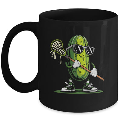 Pickle Playing Lacrosse Funny Sports For Boys Men Women Mug | siriusteestore