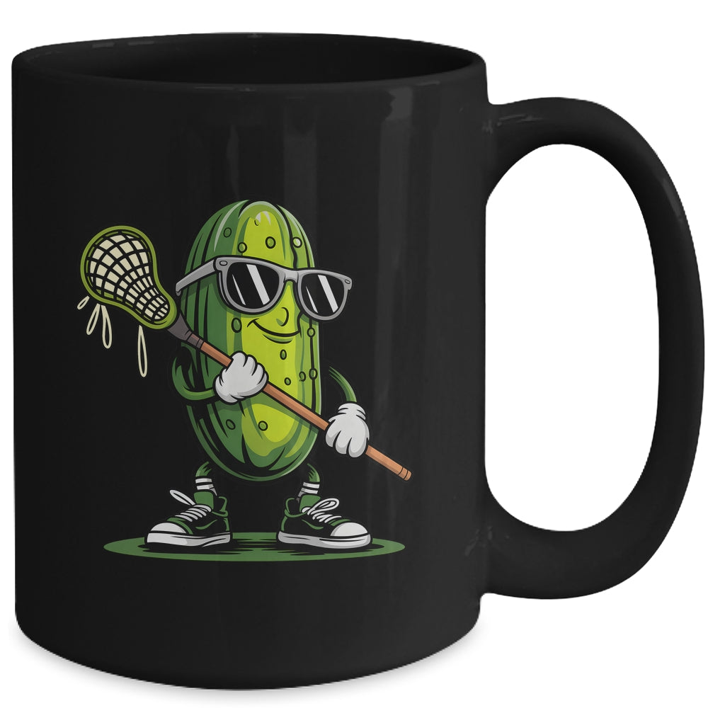 Pickle Playing Lacrosse Funny Sports For Boys Men Women Mug | siriusteestore
