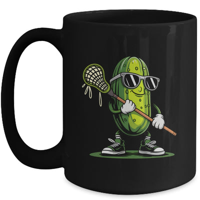 Pickle Playing Lacrosse Funny Sports For Boys Men Women Mug | siriusteestore