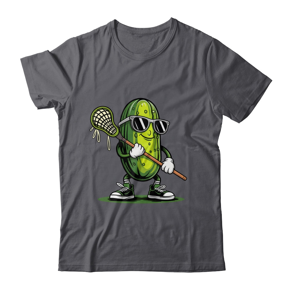 Pickle Playing Lacrosse Funny Sports For Boys Men Women Shirt & Tank Top | siriusteestore