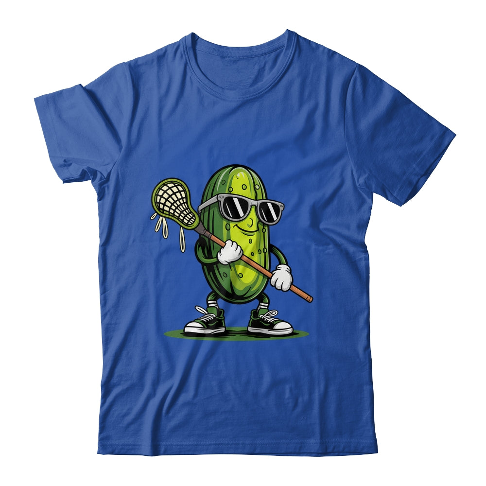 Pickle Playing Lacrosse Funny Sports For Boys Men Women Shirt & Tank Top | siriusteestore