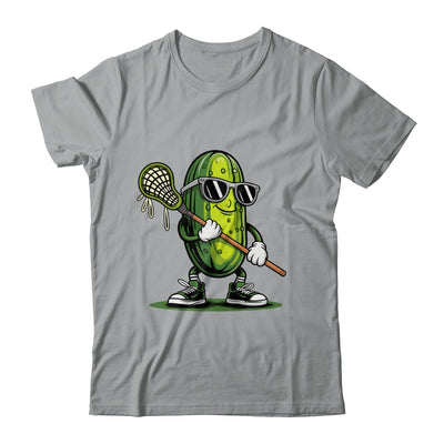 Pickle Playing Lacrosse Funny Sports For Boys Men Women Shirt & Tank Top | siriusteestore