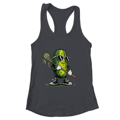 Pickle Playing Lacrosse Funny Sports For Boys Men Women Shirt & Tank Top | siriusteestore
