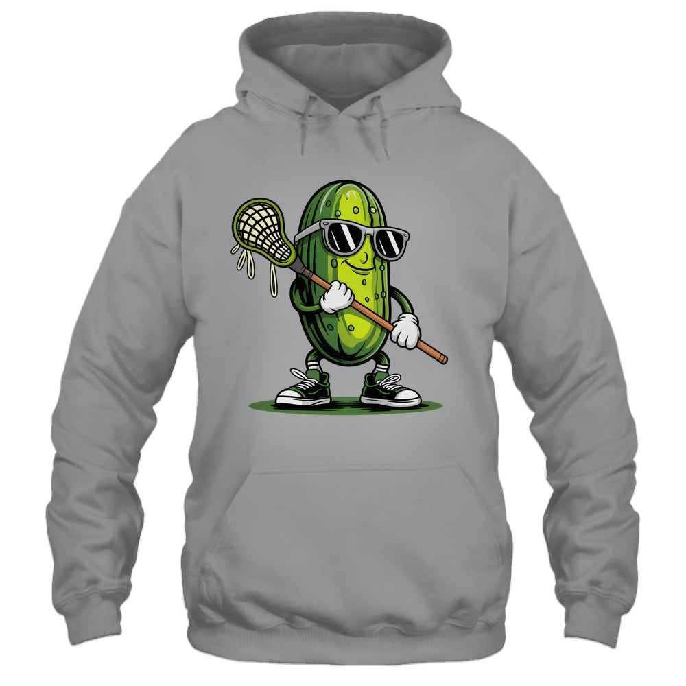 Pickle Playing Lacrosse Funny Sports For Boys Men Women Shirt & Tank Top | siriusteestore