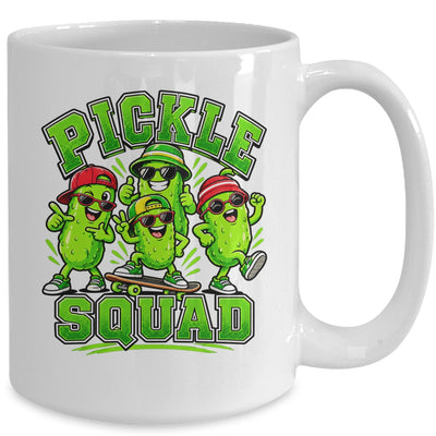 Pickle Squad Skateboard Funny Pickles Food Lover Humor Mug | siriusteestore
