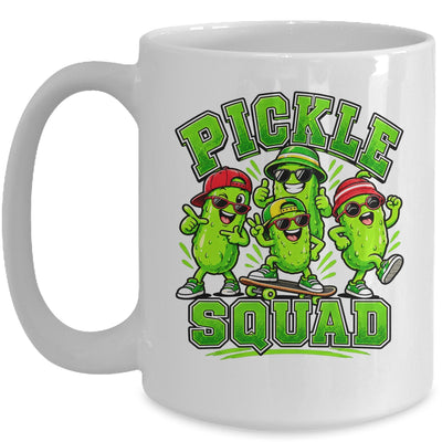Pickle Squad Skateboard Funny Pickles Food Lover Humor Mug | siriusteestore