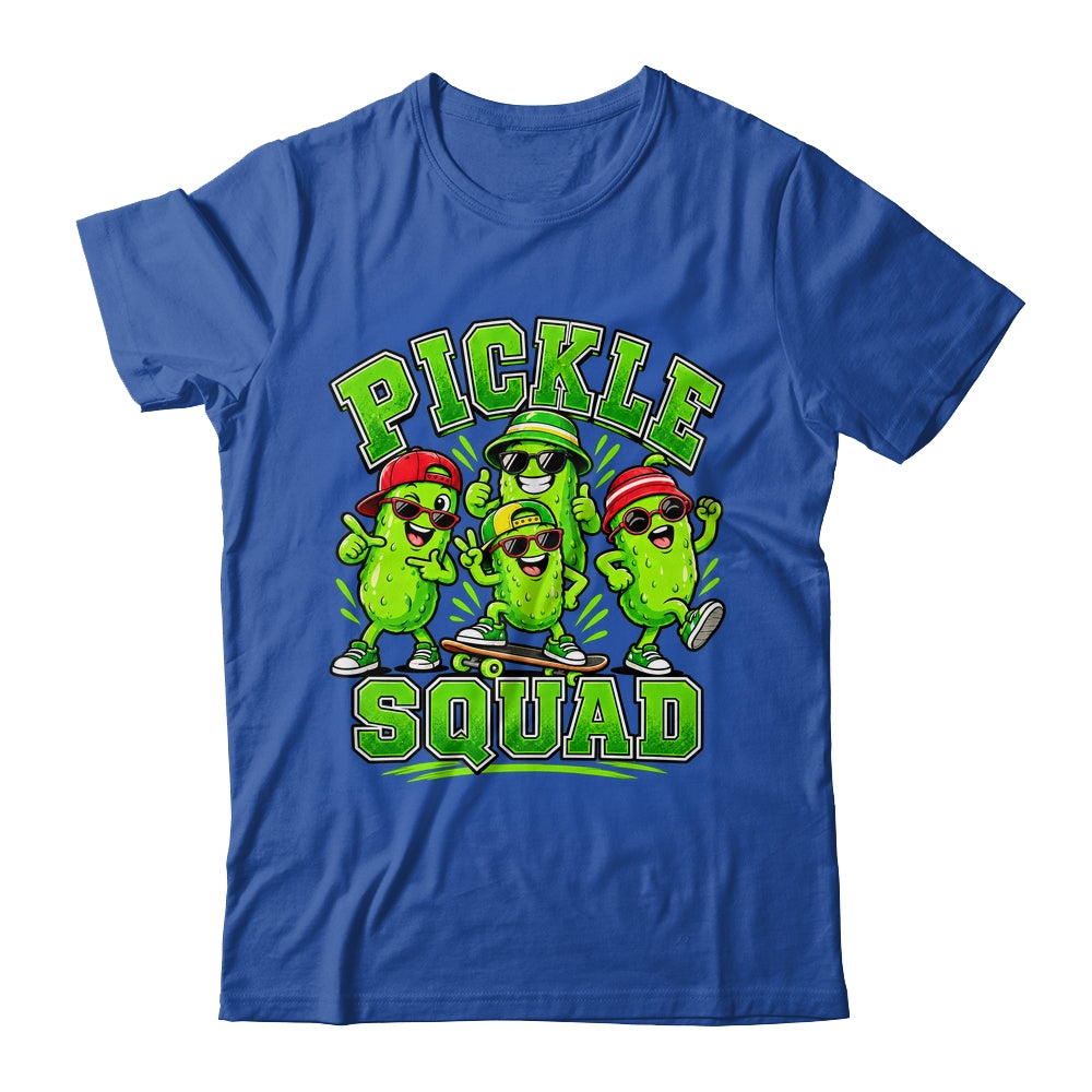 Pickle Squad Skateboard Funny Pickles Food Lover Humor Shirt & Tank Top | siriusteestore