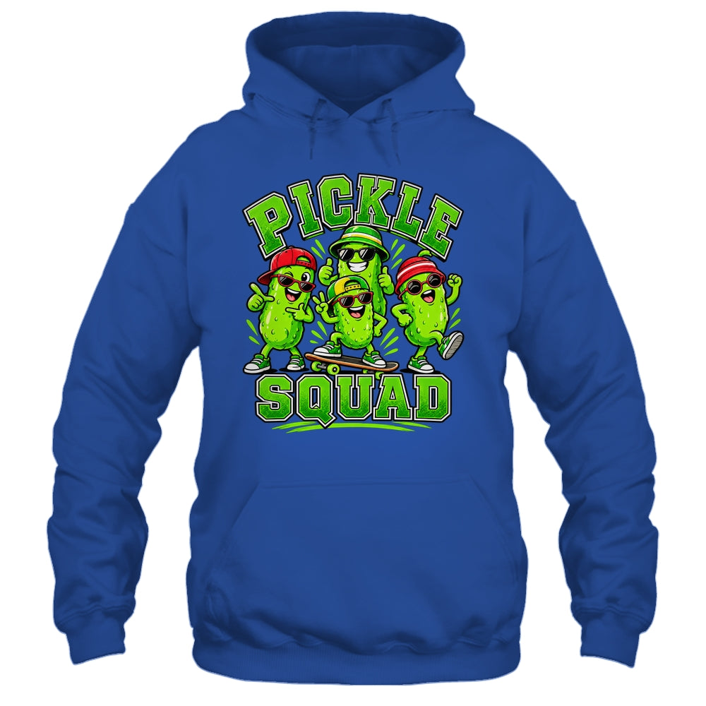 Pickle Squad Skateboard Funny Pickles Food Lover Humor Shirt & Tank Top | siriusteestore