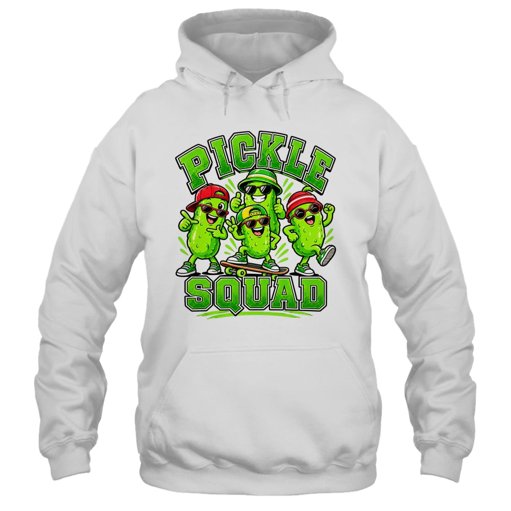 Pickle Squad Skateboard Funny Pickles Food Lover Humor Shirt & Tank Top | siriusteestore