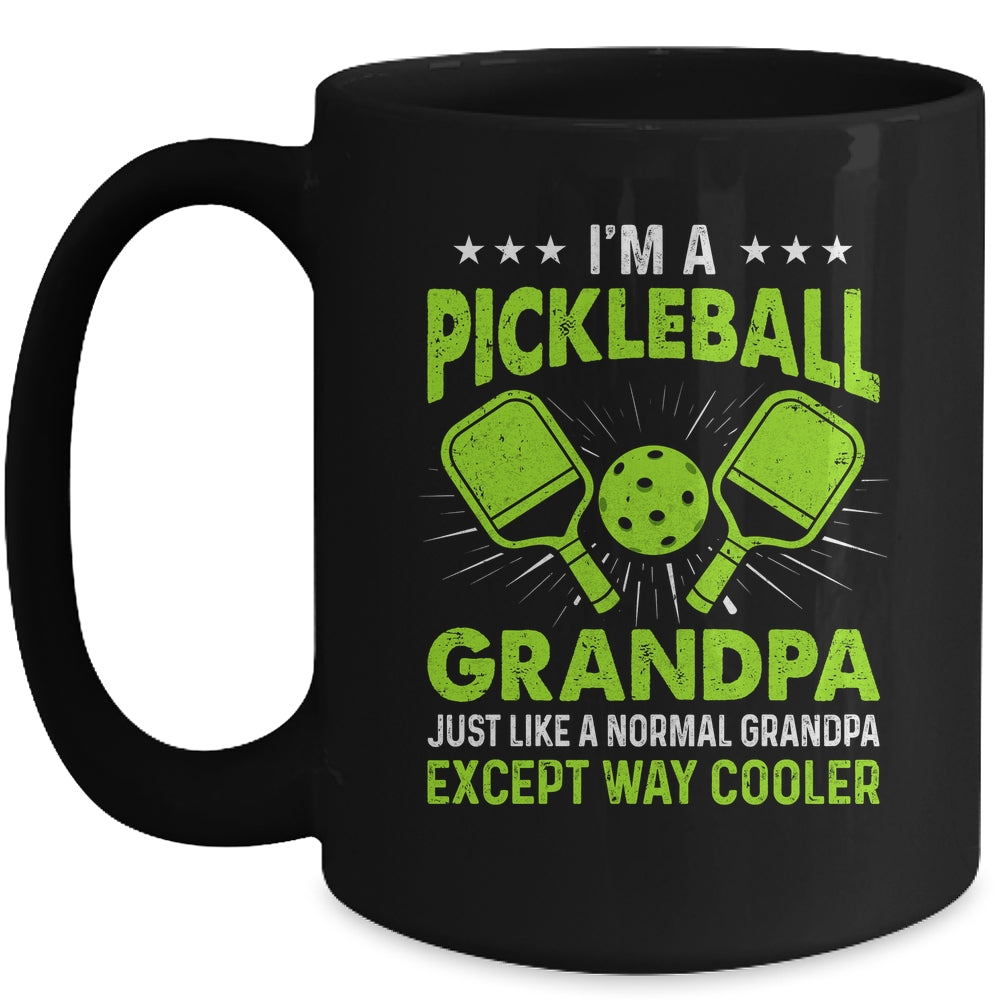 Pickleball Art For Grandpa Men Pickle Ball Pickleball Lover Mug | siriusteestore