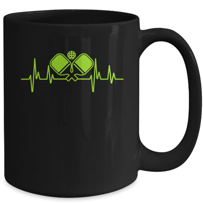Pickleball Art For Men Women Heartbeat Pickleball Lover Mug | siriusteestore