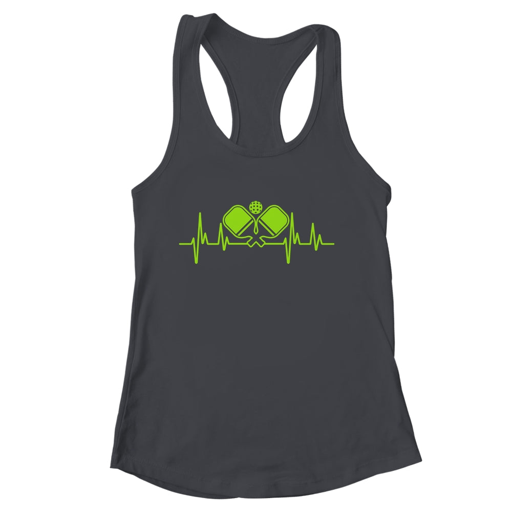 Pickleball Art For Men Women Heartbeat Pickleball Lover Shirt & Tank Top | siriusteestore