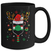 Pickleball Player Christmas Holiday Reindeer Xmas Women Men Mug | siriusteestore