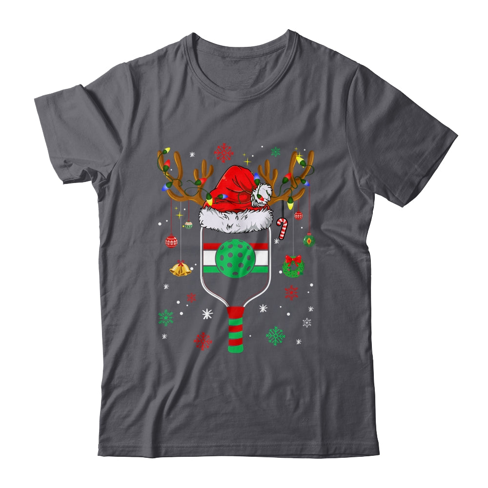 Pickleball Player Christmas Holiday Reindeer Xmas Women Men Shirt & Sweatshirt | siriusteestore