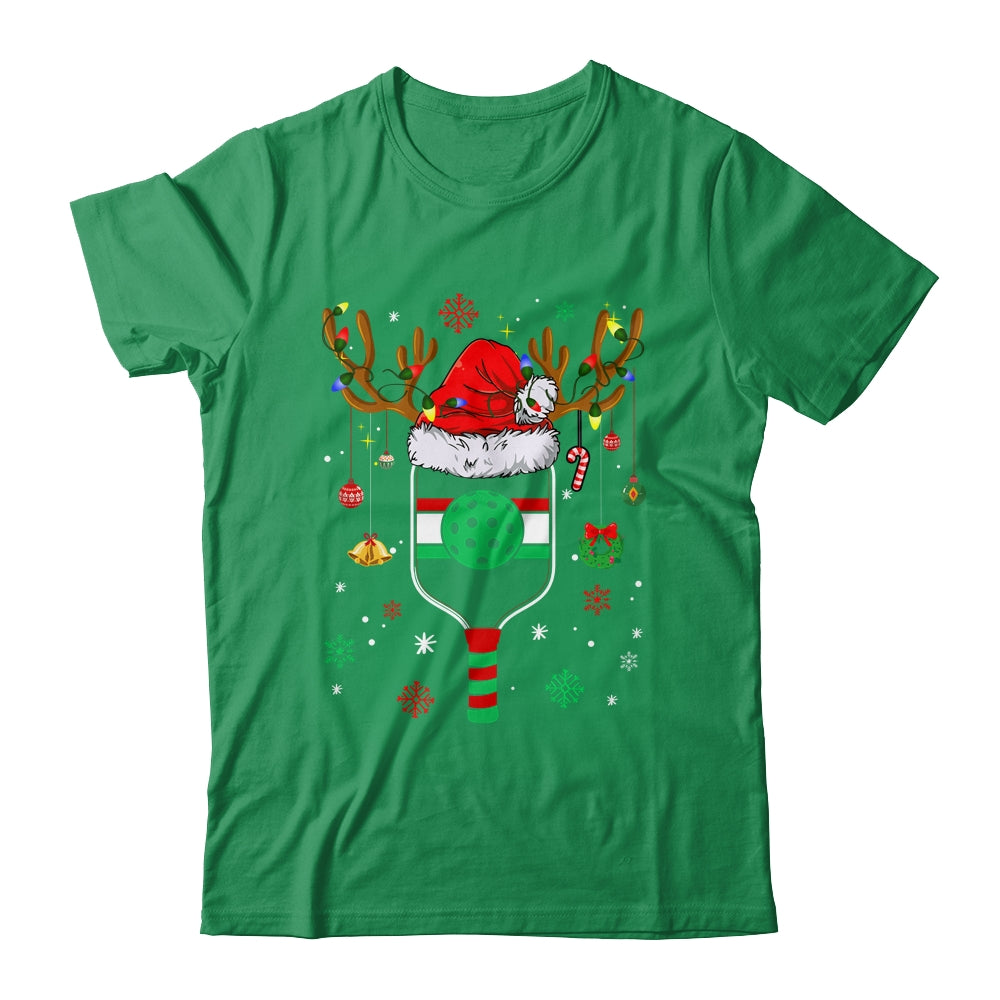 Pickleball Player Christmas Holiday Reindeer Xmas Women Men Shirt & Sweatshirt | siriusteestore