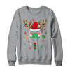 Pickleball Player Christmas Holiday Reindeer Xmas Women Men Shirt & Sweatshirt | siriusteestore
