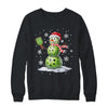 Pickleball Snowman Player Santa Hat Christmas Funny Xmas Shirt & Sweatshirt | siriusteestore