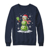 Pickleball Snowman Player Santa Hat Christmas Funny Xmas Shirt & Sweatshirt | siriusteestore