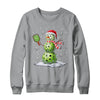 Pickleball Snowman Player Santa Hat Christmas Funny Xmas Shirt & Sweatshirt | siriusteestore