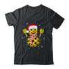 Pickleball Snowman Santa Hat Lights Christmas Pickleball Shirt & Sweatshirt | siriusteestore