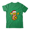 Pickleball Snowman Santa Hat Lights Christmas Pickleball Shirt & Sweatshirt | siriusteestore