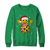Pickleball Snowman Santa Hat Lights Christmas Pickleball Shirt & Sweatshirt | siriusteestore