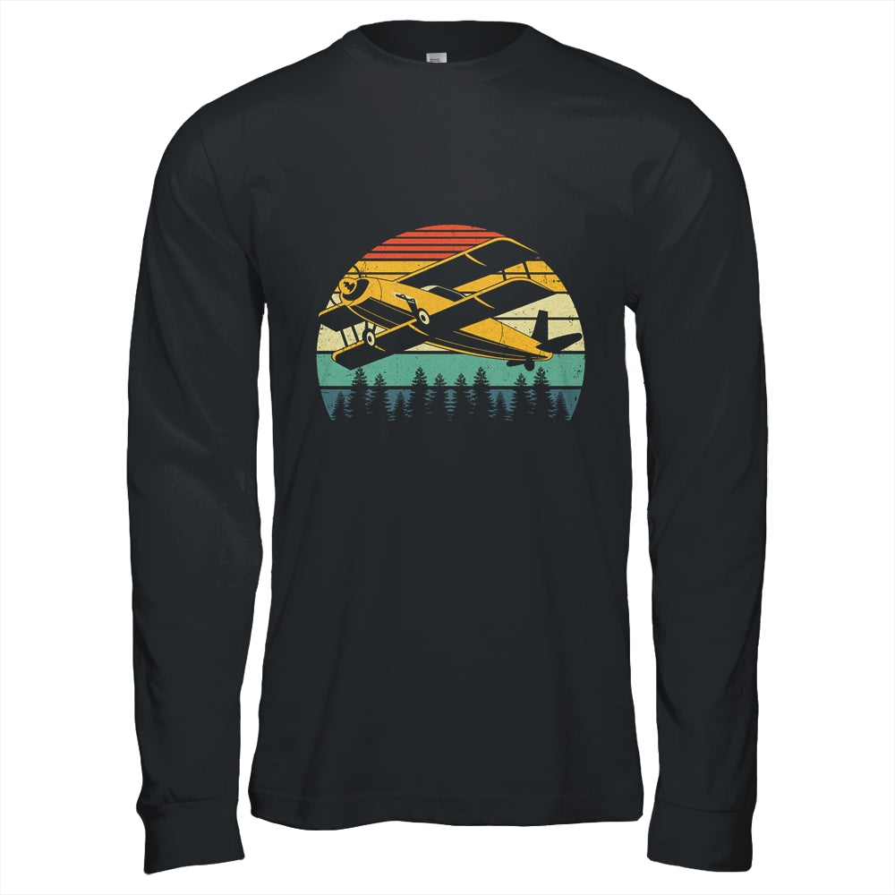 Pilot Design For Men Aircraft Flying Aviation Retro Shirt & Hoodie | siriusteestore